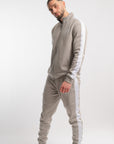 Dove Grey Track Joggers