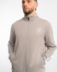 Chaqueta deportiva gris paloma